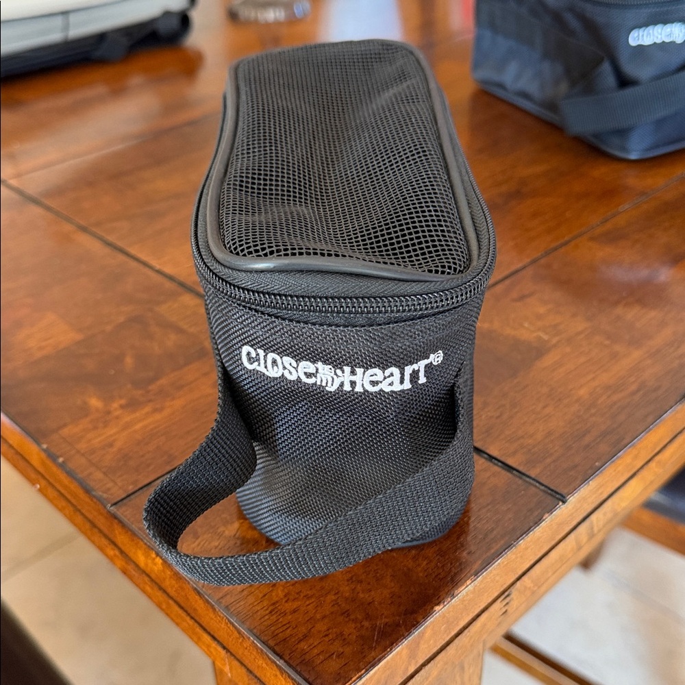 Compact Black Storage Pouch